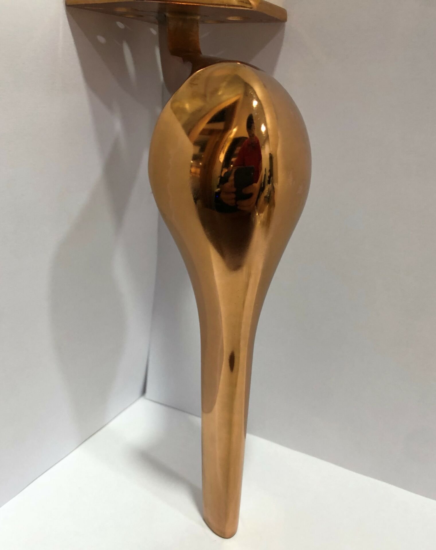 ﻿Kaşık Metal Ayak 20cm Rose Modern Mobilya Ayağı