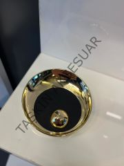 Kms Istiridye Metal Kulp 32mm Altın Mat Siyah Dolap Kapak Modern Çekmece Mobilya Kulbu Tv Ünite