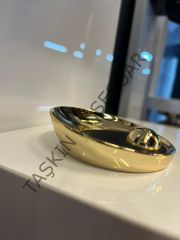 Kms Istiridye Metal Kulp 32mm Altın Mat Siyah Dolap Kapak Modern Çekmece Mobilya Kulbu Tv Ünite