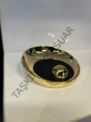 Kms Istiridye Metal Kulp 32mm Altın Mat Siyah Dolap Kapak Modern Çekmece Mobilya Kulbu Tv Ünite