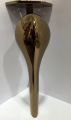 ﻿Kaşık Metal Ayak 20cm Bronz Modern Mobilya Ayağı