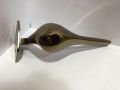 ﻿Kaşık Metal Ayak 20cm Bronz Modern Mobilya Ayağı