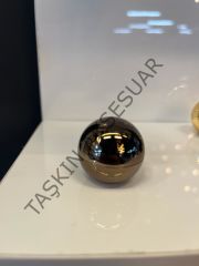 Küre Metal Düğme Kulp Altın Krom Bronz Mat Siyah Dolap Kapak Modern Çekmece Tv Ünite Mobilya Gümüş Gold Komidin Tek Delik