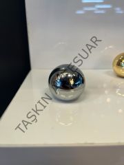 Küre Metal Düğme Kulp Altın Krom Bronz Mat Siyah Dolap Kapak Modern Çekmece Tv Ünite Mobilya Gümüş Gold Komidin Tek Delik