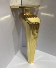 Tokyo Metal Ayak 16-21-24cm Altın Modern Gold Mobilya Ayağı Dolap Koltuk Tv Ünite Komidin Şifonyer