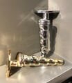 Helis Metal Ayak 16-21cm Altın Modern Gold Mobilya Ayağı