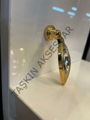 Kamber Metal Sarkaç Düğme Kulp Altın Dolap Kapak Modern Çekmece Tv Ünite Mobilya Komidin Tek Delik Gold