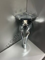 ﻿Diva Metal Ayak 16-21cm Krom Modern Gümüş Mobilya Ayağı Dolap Koltuk Tv Ünite Komidin Şifonyer