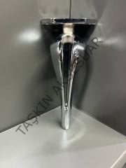 ﻿Diva Metal Ayak 16-21cm Krom Modern Gümüş Mobilya Ayağı Dolap Koltuk Tv Ünite Komidin Şifonyer