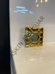 Petek Metal Kulp 32mm Altın Dolap Kapak Modern Çekmece Mobilya Kulbu Tv Ünite Komidin Şifonyer Gold