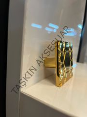 Petek Metal Kulp 32mm Altın Dolap Kapak Modern Çekmece Mobilya Kulbu Tv Ünite Komidin Şifonyer Gold