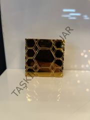 Petek Metal Kulp 32mm Altın Dolap Kapak Modern Çekmece Mobilya Kulbu Tv Ünite Komidin Şifonyer Gold