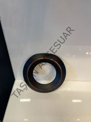 Alyans Metal Kulp 32mm Mat Siyah Dolap Kapak Modern Çekmece Mobilya Kulbu Tv Ünite Komidin Şifonyer