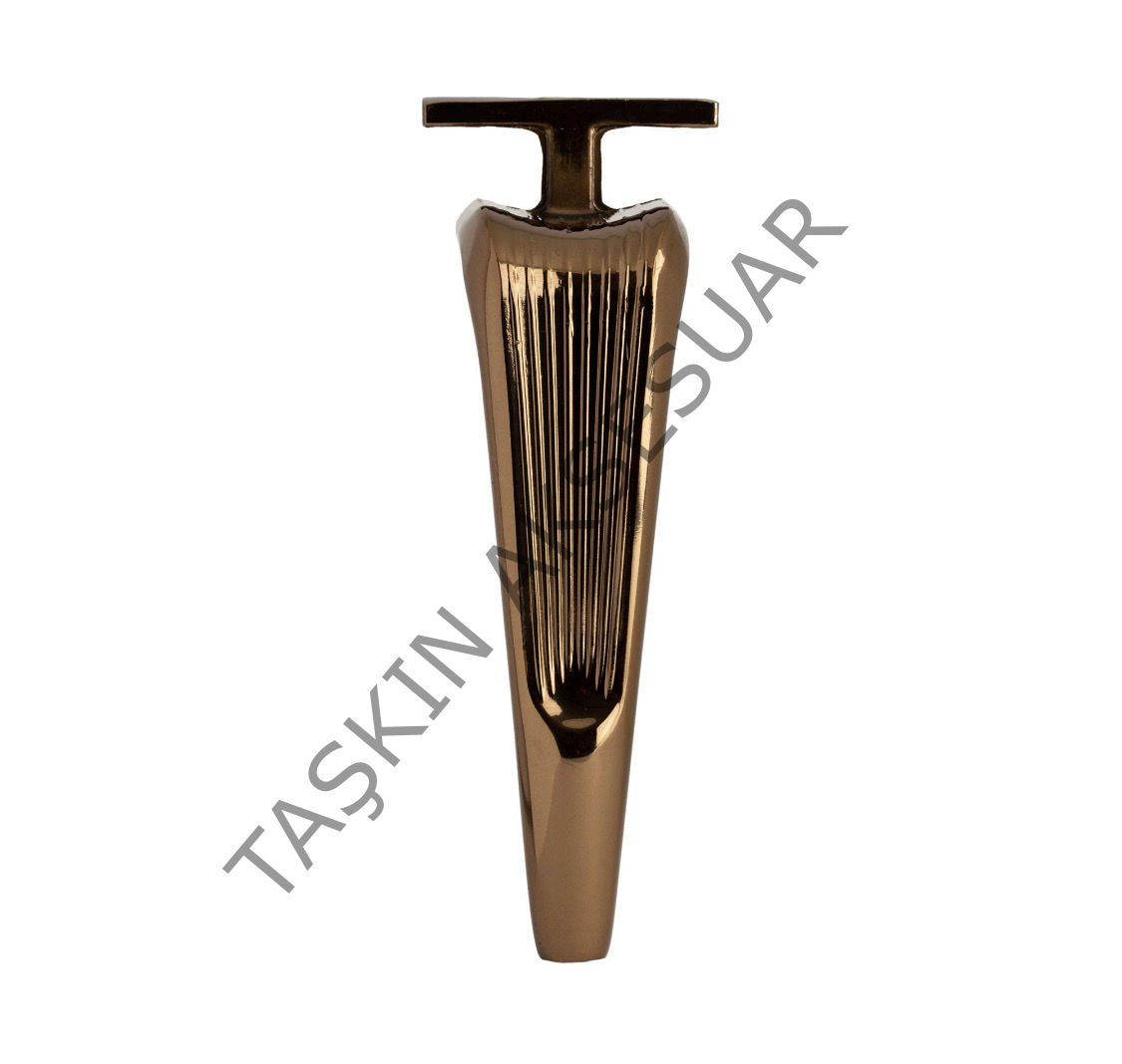 Legend X Metal Ayak 16-21 cm Bronz Modern Mobilya Ayağı Koltuk Dolap Tv Ünite Puf Kitaplık Komidin