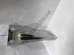﻿﻿Işık Metal Ayak 16-21cm Krom Modern Gümüş Mobilya Ayağı Dolap Koltuk Tv Ünite Komidin Şifonyer