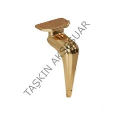 Işık Metal Ayak 16-21cm Altın Modern Gold Mobilya Ayağı Dolap Koltuk Tv Ünite Komidin Şifonyer