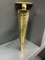Emaks Side Metal Ayak 15-20-25cm Altın Modern Gold Mobilya Ayağı Dolap Koltuk Tv Ünite Komidin Şifonyer