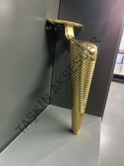 Emaks Side Metal Ayak 15-20-25cm Altın Modern Gold Mobilya Ayağı Dolap Koltuk Tv Ünite Komidin Şifonyer