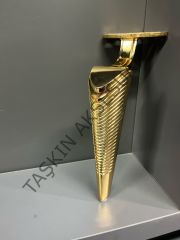 Emaks Side Metal Ayak 15-20-25cm Altın Modern Gold Mobilya Ayağı Dolap Koltuk Tv Ünite Komidin Şifonyer