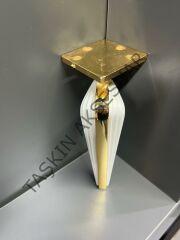Angel Metal Ayak 16-21-25cm Altın+Aytaşı Koltuk Komidin Modern Tv Ünite Mobilya Dolap Gold Beyaz Dolap Koltuk Tv Ünite Komidin Şifonyer