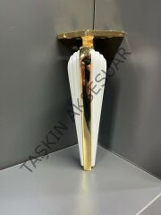 Angel Metal Ayak 16-21-25cm Altın+Aytaşı Koltuk Komidin Modern Tv Ünite Mobilya Dolap Gold Beyaz Dolap Koltuk Tv Ünite Komidin Şifonyer