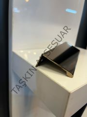 Melis Metal Kulp 64-128-160-192mm Bronz Dolap Kapak Modern Çekmece Tv Ünite Konsol Komidin Mobilya Kulbu