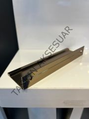 Melis Metal Kulp 64-128-160-192mm Bronz Dolap Kapak Modern Çekmece Tv Ünite Konsol Komidin Mobilya Kulbu