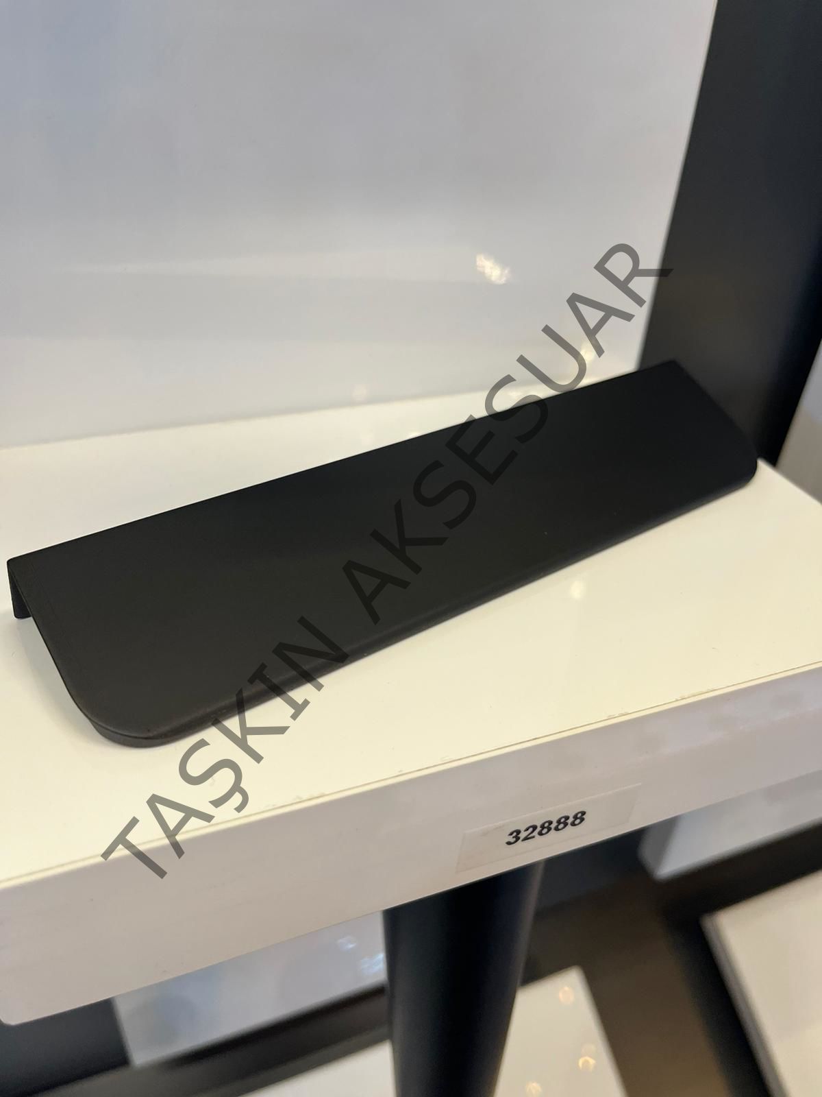 Melis Radüslü Metal Kulp 64-128-160-192mm Mat Siyah Dolap Kapak Modern Çekmece Tv Ünite Konsol Komidin Mobilya Kulbu