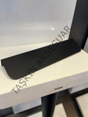 Melis Radüslü Metal Kulp 64-128-160-192mm Mat Siyah Dolap Kapak Modern Çekmece Tv Ünite Konsol Komidin Mobilya Kulbu