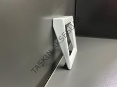 Kare Metal Kulp 32mm Beyaz Dolap Kapak Modern Çekmece Mobilya Kulbu Tv Ünite Komidin Şifonyer