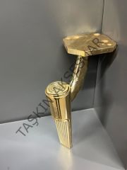 Smart Metal Ayak 16-21-25cm Altın Modern Gold Mobilya Ayağı Dolap Koltuk Komidin Kitaplık Tv Ünite