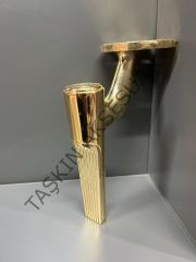 Smart Metal Ayak 16-21-25cm Altın Modern Gold Mobilya Ayağı Dolap Koltuk Komidin Kitaplık Tv Ünite
