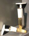 ﻿Smart Metal Ayak 16-21-25cm Aytaşı+Altın Modern Gold Mobilya Ayağı Dolap Koltuk Tv Ünite Komidin Şifonyer
