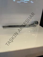 Floransa Düğme Metal Kulp 96mm Krom Modern Mobilya Kulbu Dolap Çekmece Kapak Tv Ünite Komidin Şifonyer Gümüş