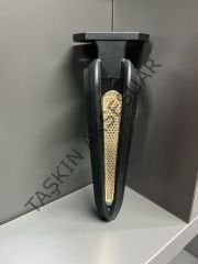 Galaksi Metal Ayak 16-21-25cm Siyah+Altın Modern Gold Mobilya Ayağı Koltuk Dolap Komidin Şifonyer Kitaplık Puf  Tv Ünite