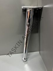 ﻿Emaks Bone Metal Ayak Krom 14-20-25cm Modern Gümüş Mobilya Ayağı Koltuk Dolap Komidin Tv Ünite Şifonyet Kitaplık