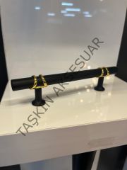 Ergene Metal Kulp 96mm Mat Siyah Çekmece Doalp Kapak Tv Ünite Modern Mobilya Kulbu