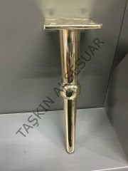 Bosse Metal Ayak 20cm Altın Modern Gold Mobilya Ayağı Koltuk Dolap Komidin Şifonyer Kitaplık Puf