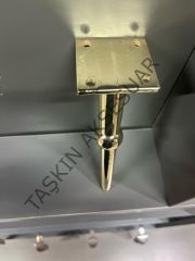 Bosse Metal Ayak 20cm Altın Modern Gold Mobilya Ayağı Koltuk Dolap Komidin Şifonyer Kitaplık Puf