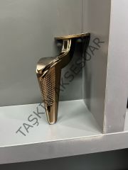 Emaks ﻿Lara Metal Ayak 15-20-25cm Bronz Modern Mobilya Ayağı Dolap Koltuk Tv Ünite Komidin Şifonyer Kitaplık Puf
