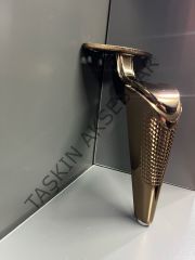 Emaks ﻿Lara Metal Ayak 15-20-25cm Bronz Modern Mobilya Ayağı Dolap Koltuk Tv Ünite Komidin Şifonyer Kitaplık Puf