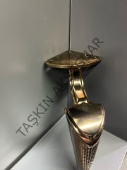 Emaks ﻿Lara Metal Ayak 15-20-25cm Bronz Modern Mobilya Ayağı Dolap Koltuk Tv Ünite Komidin Şifonyer Kitaplık Puf