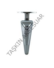 Emaks ﻿Lara Metal Ayak Krom 15-20-25cm Modern Gümüş Mobilya Ayağı Dolap Koltuk Tv Ünite Komidin Şifonyer