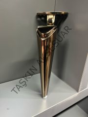 Belek Metal Ayak 15-20-25cm Bronz Modern Mobilya Ayağı Dolap Koltuk Tv Ünite Komidin Şifonyer Kitaplık Puf