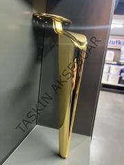Belek Metal Ayak Altın 15-20-25cm Modern Gold Mobilya Ayağı Dolap Koltuk Tv Ünite Komidin Şifonyer