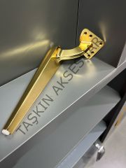 Belek Metal Ayak Altın 15-20-25cm Modern Gold Mobilya Ayağı Dolap Koltuk Tv Ünite Komidin Şifonyer