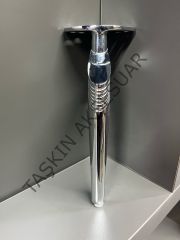 Emaks Efes Metal Ayak 16-20-25cm Krom Modern Gümüş Mobilya Ayağı Koltuk Dolap Komidin Şifonyer Kitaplık Puf  Tv Ünite