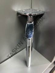 Emaks Efes Metal Ayak 16-20-25cm Krom Modern Gümüş Mobilya Ayağı Koltuk Dolap Komidin Şifonyer Kitaplık Puf  Tv Ünite