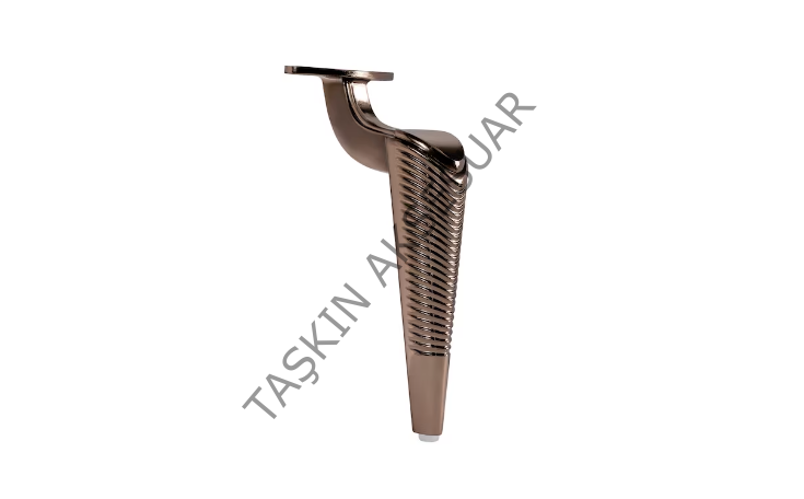 Side Metal Ayak 15-20-25cm Bronz Modern Mobilya Ayağı Dolap Koltuk Tv Ünite Komidin Şifonyer Puf Kitaplık