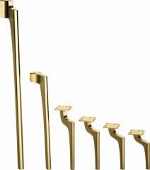 Emaks Zarif Metal Ayak Altın 40-73cm Modern Gold Masa Sehpa Sandalye Mobilya Ayağı